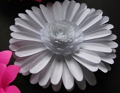 Paper Flowers 3D Handcrafted 5 pcs Mixed DIY Wedding Party Decor Craft Scrapbook