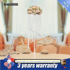 10* Crystal Flower Stand Wedding Centerpieces For Tables 80cm Tall Flower Stand
