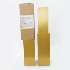 Display Pedestal Stand 3 PCS Metal Showing Holder Pillars for Birthday Party Use