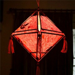 Thailand Handmade Paper Lantern Dried Flower Paper Lampshades Home Hanging Decor