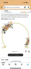 Round Wedding Arch