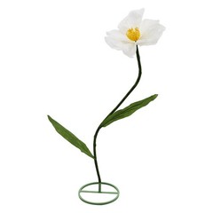 3 Pcs White Artificial Flower For Wedding Decoration , Birthday Party Banquet