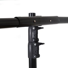 11ft Black Adjustable BACKDROP STAND KIT Curved Pipe Wedding Photo Background