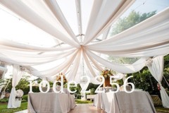 Voile fabric Fire Retardant Whole Roll 3 Colour super quality wedding drapes£1.9