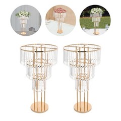 3-Tier Flower Stand for Wedding, Crystal Flower Stand, Weddings Decoration Stand