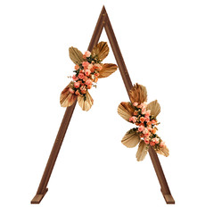 Extra Tall Natural Pine Wood Wedding Arch Backdrop Stand Party Events Decoration