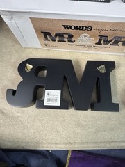 Mr and Mrs Signs – MDF Table Decorations Freestanding Letters – Wall Hangers