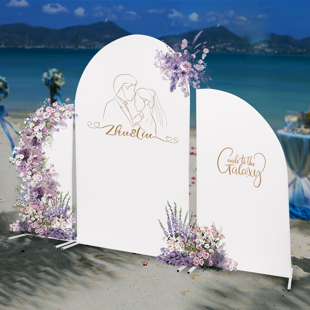 Wedding Arch, Sturdy Carbon Steel Frame with High-Temperature Baked Paint, DIY