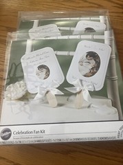 Celebration Fan Kit Makes 24 White Set Of Two