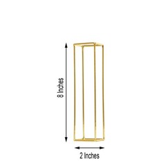 GOLD 8″ tall 3D Metal Wire Letter I Party Wedding Reception Backdrop Supplies