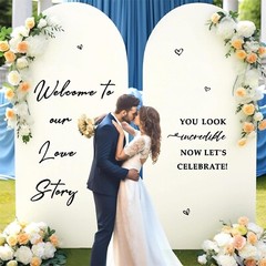 Wedding Welcome Signs Welcome to Our Wedding Sign Decals Selfie Mirror Decals…