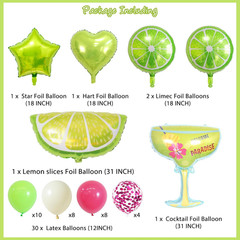 Margarita Party Decorations, Green and Hot Pink Gimme One Margarita | Sage Green