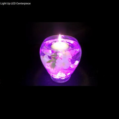 10 Pack Tea Light Submersible waterproof battery operated candle Floralyte pink