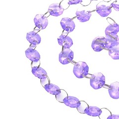 ›1m Acrylic Crystal Beads Strands Wedding Christmas Party Hanging Decor