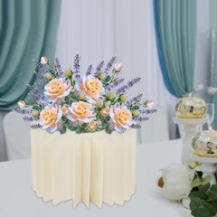 10*Foldable Cardboard Centerpiece Display Cylinder Flowers Stand Columns Display