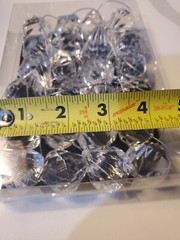 24 Pcs Teardrop Acrylic Crystal Balls wedding ornaments