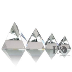 Egyptian Natural Clear Crystal Quartz Pyramid Home Decoration Decor 3.1×3.1inch