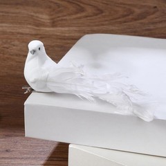4Pcs Lover Peace Doves Artificial Foam Doves Peace Doves For Wedding Decoration
