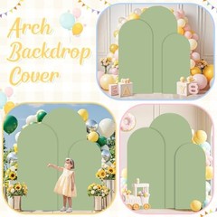 Arch Cover Wedding Arch Cover 6FT 6.6FT 7.2FT Arch 6FTx6.6FTx7.2FT Sage Green