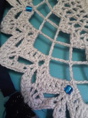 X Large 136cm heart dreamcatcher wall hanging teal black wedding decor blue grey