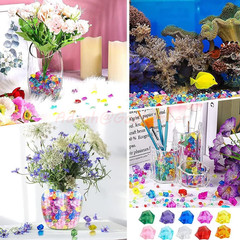 20*27mm Crystal Plastic Gem Stone Ice Rocks Table Scatter Vase Fish Tank Decor