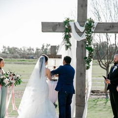 A Cord of Three Strands Wedding Sign, Solid Wood Wedding Rustic Boho Decor, M…