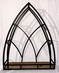 Black Metal Arch Shelf/Decoration – Wall Mount/Tabletop