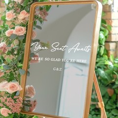 Wedding Seating Chart Stickers Wedding Sign Decals Your Seat Awaits Vinyl Dec…