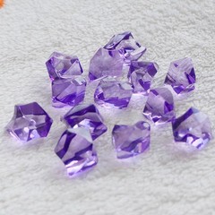 Plastic Gem Stones Nuggets Ice Rocks Table Scatter Fish Tank Vase Decor 27*20mm