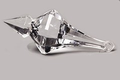 50 Pcs 1 3/4″ Acrylic Crystal Bead Pendant Drops Wedding Decorations Chandelier