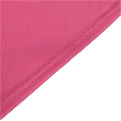 4 Matte FUCHSIA Fitted Spandex Half Moon Wedding Arch Backdrop STAND COVERS