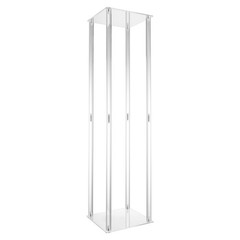 Clear Acrylic Flower Stand 40/60/80cm Tall Column Vase Wedding Decoration