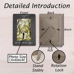 Engagement 4×6 Picture Frame, Wedding Photo Frames, Newly Engaged Gifts for C…