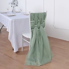 10 Silver Premium Chiffon Wide CHAIR SASHES Wedding Party Reception Light Gray