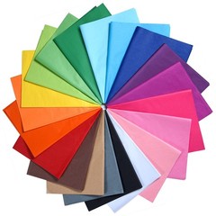 MIAHART 100 Sheets Multicolor Tissue 20×14 Inch (Pack of 100), multi-colored