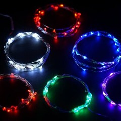2 pcs 90″ Garlands with 20 LED Fairy Lights Wedding Party Decorations Backdrops