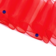 100 Red Organza Chair Sashes Bow for Wedding Party Event Banquet Decor-Free Ship