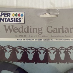 Paper Fantasies Wedding Garland Blue Bell 12 Ft