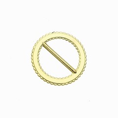GOLD 20 Round 2″ Acrylic Rhinestones Chair Sash BUCKLES Party Event Decoration
