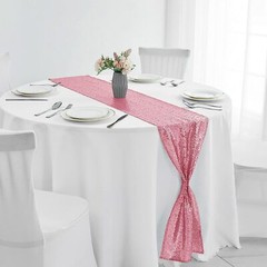 20 Pack 12″ x 118″ Sequin Table Runner for Birthday Wedding Bridal Party Decor