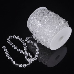 99 FT Garland Diamond Strand Acrylic Crystal Bead Beaded Wedding Decoration