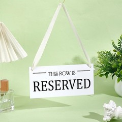 Reserved Table Signs Weddings Events Professional Acrylic Chair Cards 12 Pack US