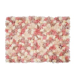 12pcs Artificial Flower Wall Panel Artificial Flower Wall Backdrop 11.81*11.81in