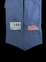 Ole Miss Hotty Toddy Cotton Wreath Sash (2 Logos) 24k Stitch