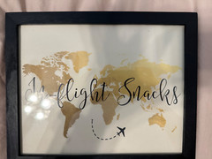 Set of 5 Travel-Themed Wedding Signs – 8×10 Black Wood Frames – Black & Gold