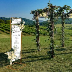 4.9 Ft Wedding Sign Stand Romantic Event Backdrop Rack Plant Stand Garden Arch