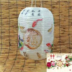 Chinese Retro Hanging Lamp Outdoor 14.9*10in Garden Wedding Holiday Party Decor