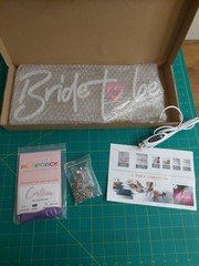 Bride To Be White Pink LED Neon USB Hanging Sign Bridal Shower Bachelorette NEW