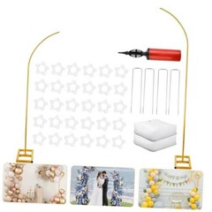 Balloon Arch Stand Kit, Balloon Arch Stand Set of 2 with Metal 7.8FT & 6.2FT