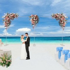 6x3m Wedding Backdrop Stand Pipe Kit carbon steel Curtain Frame Baby Shower